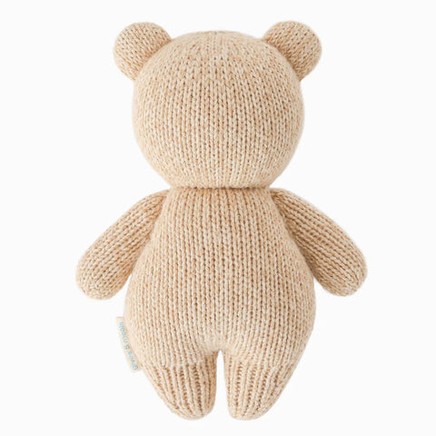 Baby honey bear (ivory floral) - Cuddle & Kind