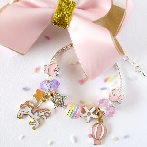 Unicorn Carousel Charm Bracelet - Lauren Hinkley