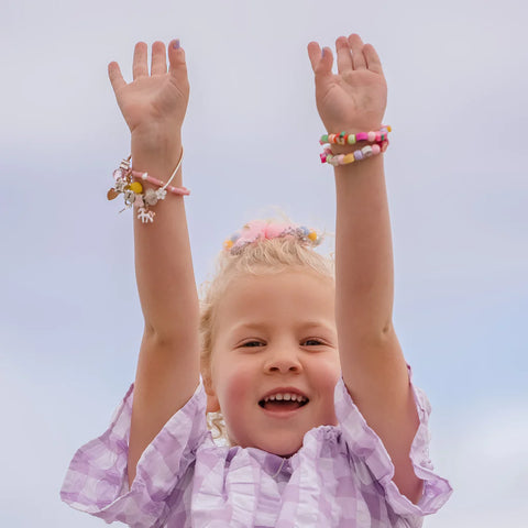 Unicorn Charm Bracelet with heart - Lauren Hinkley