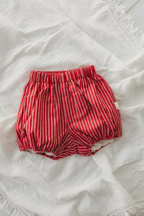 Linen Bloomers - Red Stripe - Child of Mine DISCOUNTED