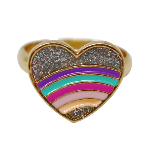 Rainbow Fantasy Rings - Pink Poppy