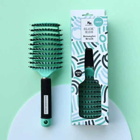 Detangler Hair Tamer Brush - Teal - No Nasties