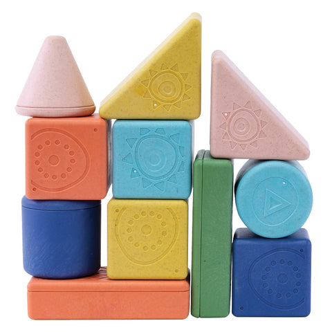 Rattle & Stack Blocks - Starter Pack Of 11 - Tiger Tribe