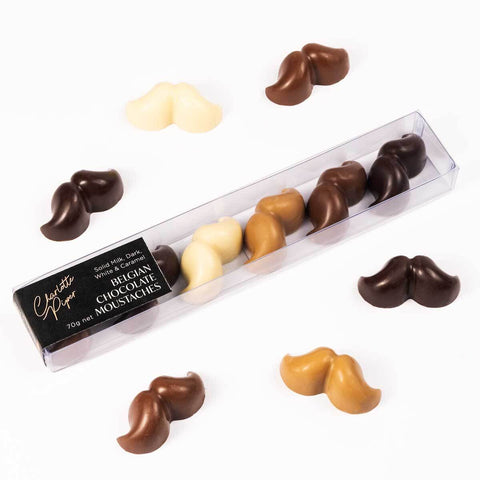 Chocolate Moustaches 70g - Charlotte Piper DISCOUNTED