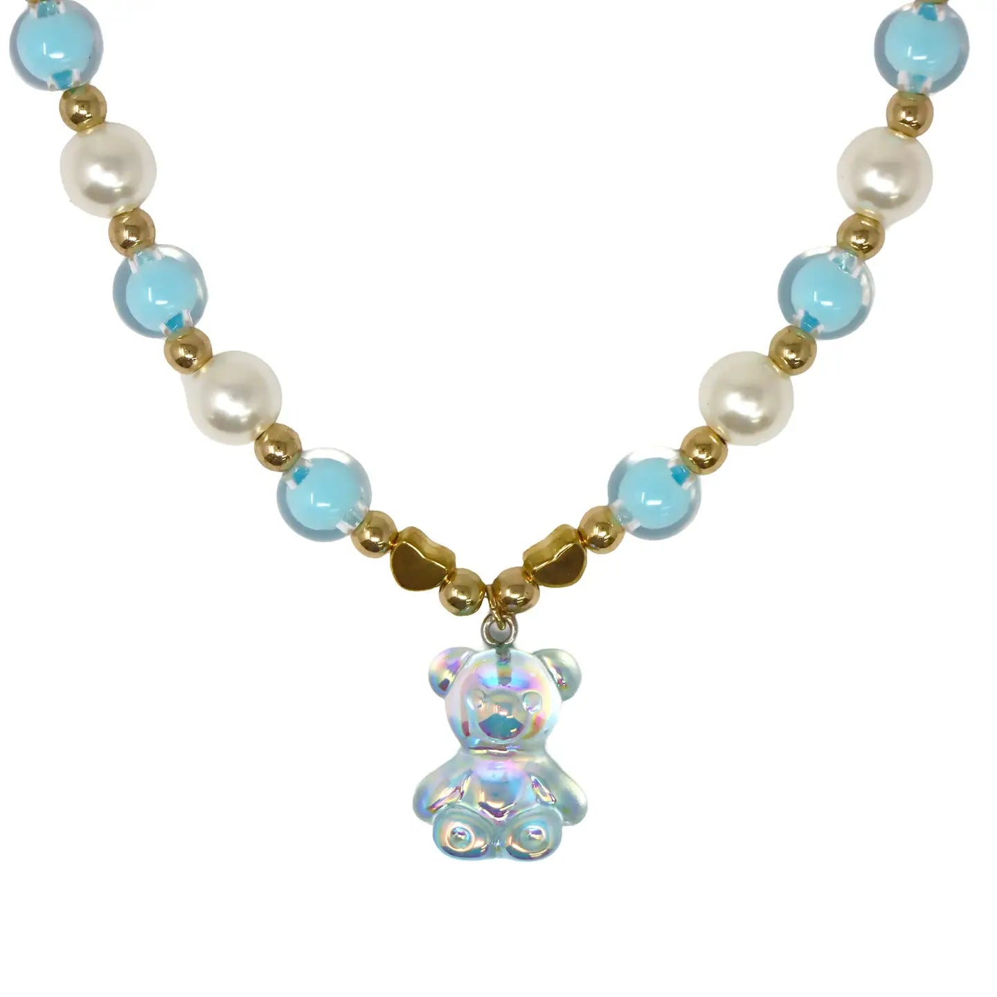 Dreamland Gummy Bear Necklace - Pink Poppy