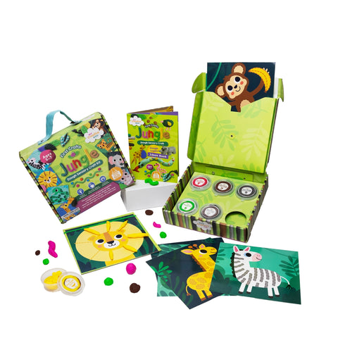 First Crafts Jungle Dough Sensory Craft Box - My Creative Box