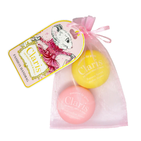 Claris Macaron Lip Gloss Set of 2 - Pink Poppy