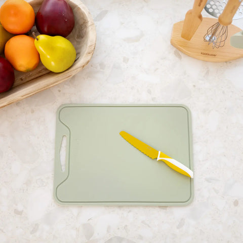 Silicone Cutting Board Sage - Kiddikutter