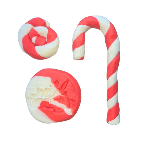 Candy Cane Playdough - Wild Dough