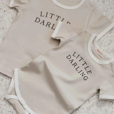 Little Darling Bodysuit - Beige - Bencer & Hazelnut