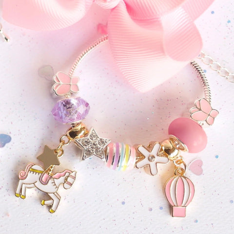 Unicorn Carousel Charm Bracelet - Lauren Hinkley