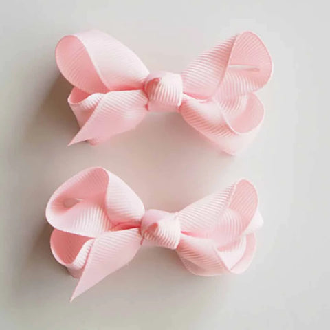 Baby Pink Piggy Tail Hair Clips - Snuggle Hunny