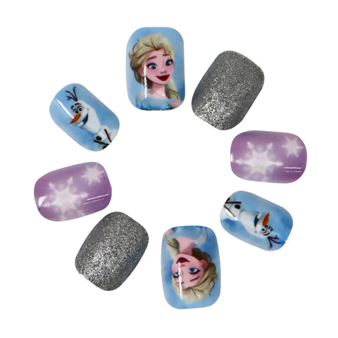 Disney Frozen Press On Nails - Pink Poppy