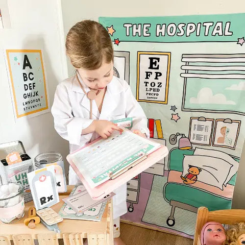 Hospital Fabric Play Scene - The Magic Playbook