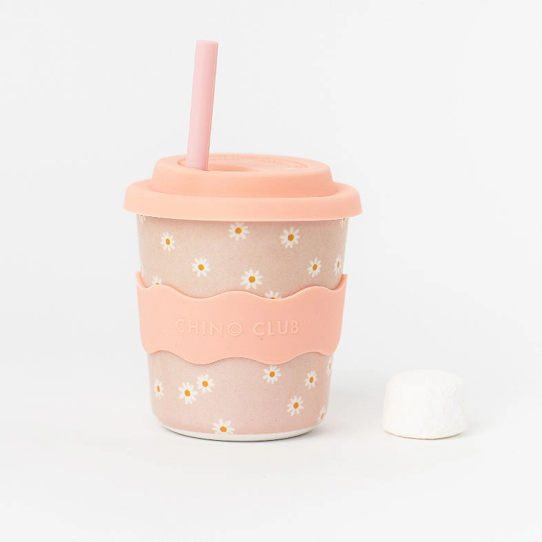 Pink Daisy Keep Cup 8 oz - Chino Club