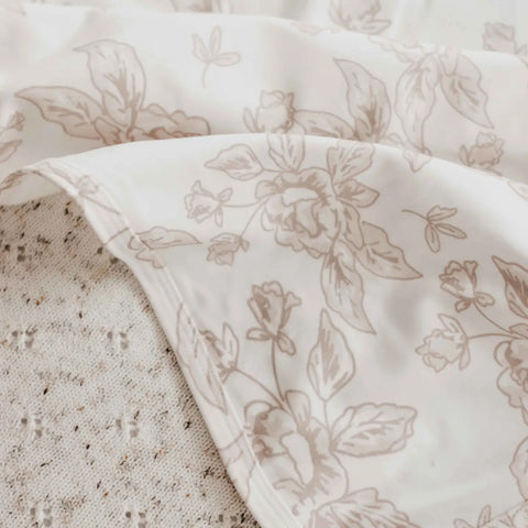 Jersey Swaddle - Rose - Bencer & Hazelnut