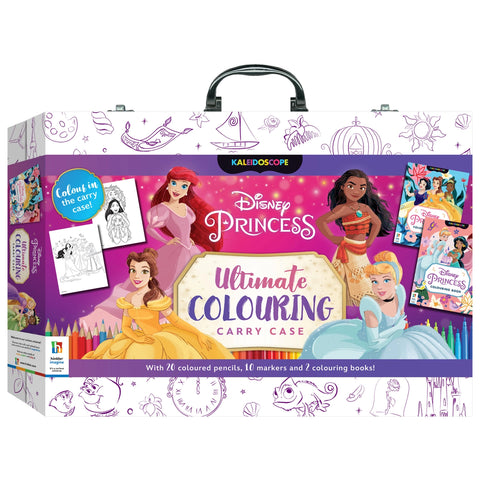 Kaleidoscope Disney Princess Colouring Carry Case - Hinkler