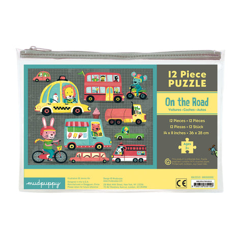 On the Road 12 piece Puzzle - Mudpuppy