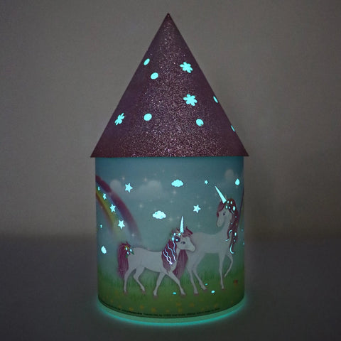 Stardust Unicorn Lantern - Pink Poppy