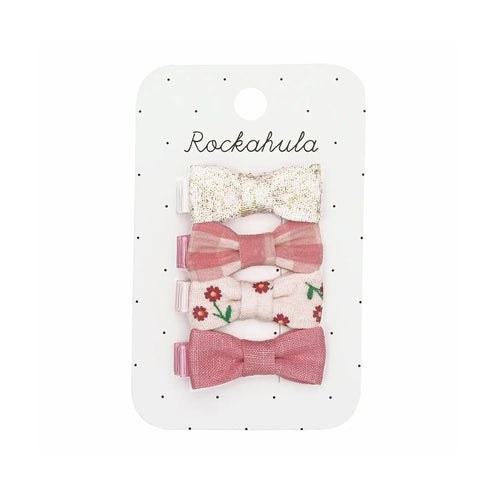 Wildflower Mini Bow Clip Set - Rockahula Kids