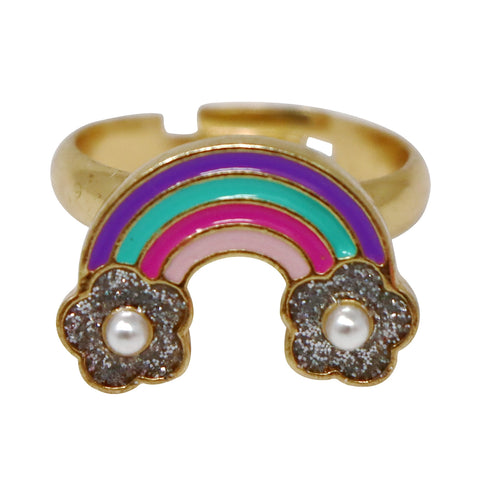 Rainbow Fantasy Rings - Pink Poppy