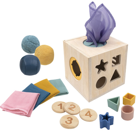 4-in-1 Sensory Cube - Living Textiles