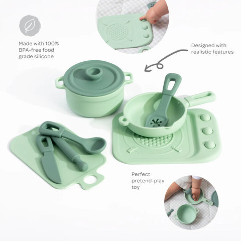 Silicone Kitchen Playset - Living Textiles