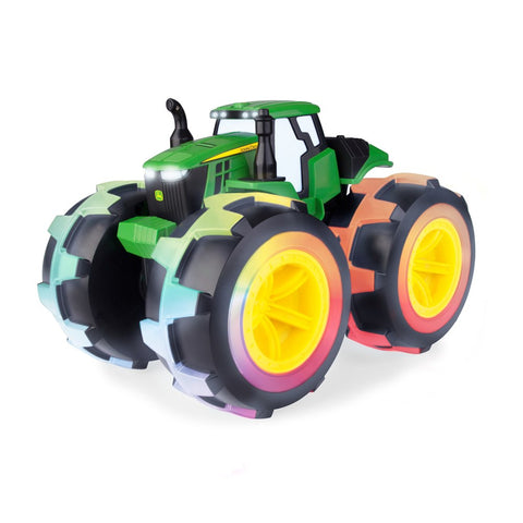 Monster Treads Lightning Wheels 4WL Tractor (with lights & sounds) - John Deere