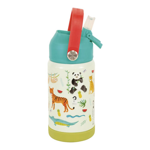 Stainless Steel Drink Bottle – Jungle - Floss & Rock