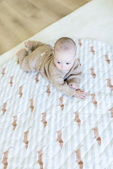 Waterproof Padded Play Mat | Dachshund Days - Bambella Designs