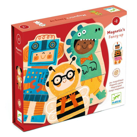 Wooden Magnetic Fancy Dress Up Set - Djeco