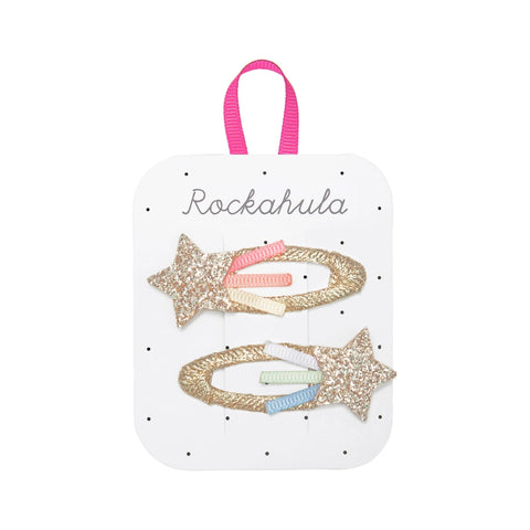 Rainbow Shooting Star Clips - Rockahula Kids