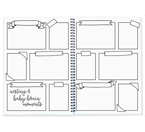 Bump Book Pregnancy Journal - Blueberry Co
