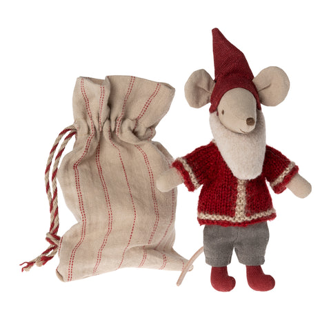 Santa Mouse with House - Maileg