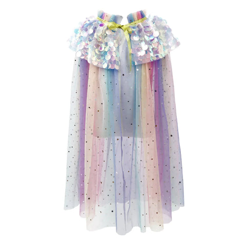 Dazzling Rainbow Cape - Pink Poppy