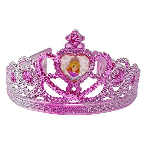 Disney Princess Rapunzel Heart Gemstone & Glitter Crown - Pink Poppy