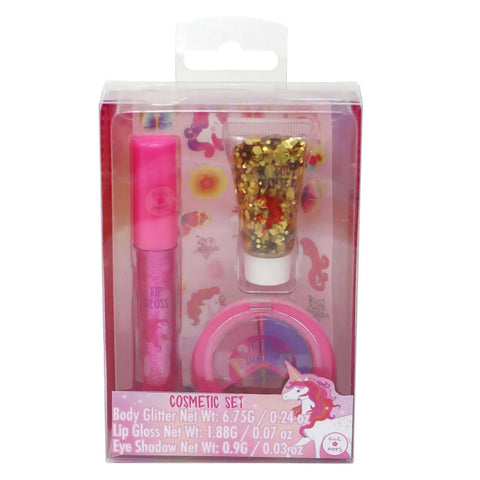 Unicorn Butterfly Cosmetic Set - Pink Poppy