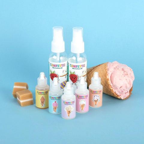 Ice Cream Scented Perfume Making Kit - Confetti Blue