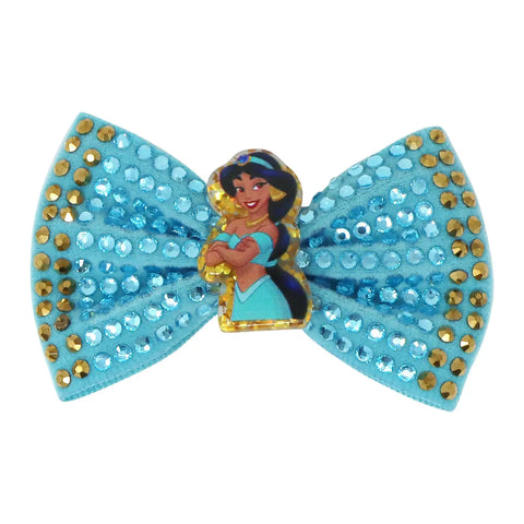 Disney Princess Jasmine Hair Bow - Pink Poppy