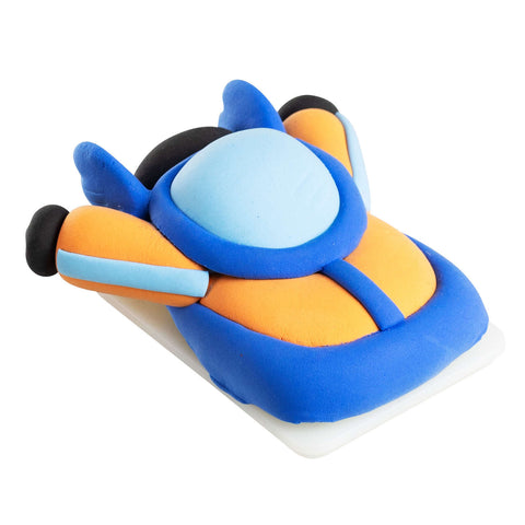 Clay Craft - Pull-Back Hovercraft - Tiger Tribe