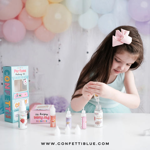 Candy Scented Perfume Making Kit - Confetti Blue