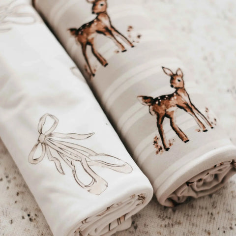 Jersey Swaddle - Piper - Bencer & Hazelnut