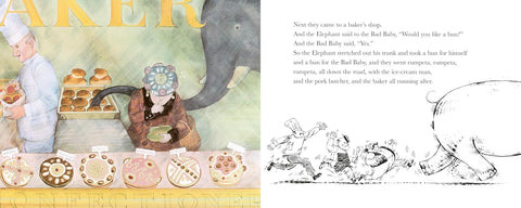 The Elephant and the Bad Baby Board Book