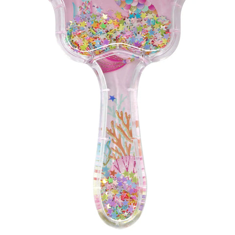 Enchanted Mermaid Dazzling Butterfly Hair Brush  - Pink Poppy