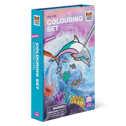 Shimmer Colouring Set - Sea Life - Tiger Tribe