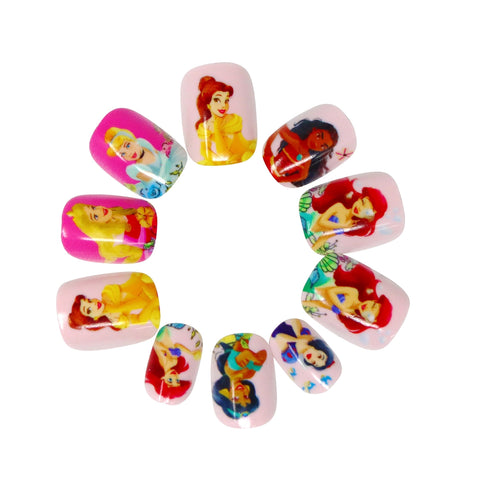 Disney Princess Press On Nails - Pink Poppy