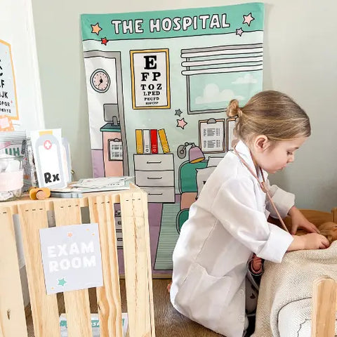 Hospital Fabric Play Scene - The Magic Playbook