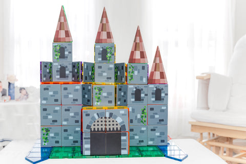 Magnetic Tile Topper - Castle Pack - Learn & Grow Toys