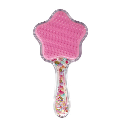 Enchanted Mermaid Dazzling Butterfly Hair Brush  - Pink Poppy