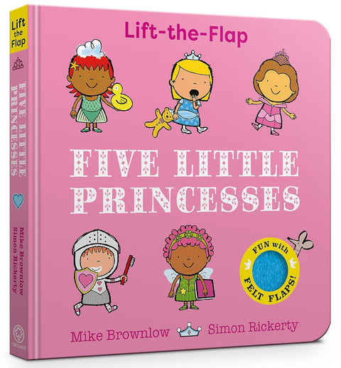 Five Little Princesses: A Felt Flaps Book - Kids Book